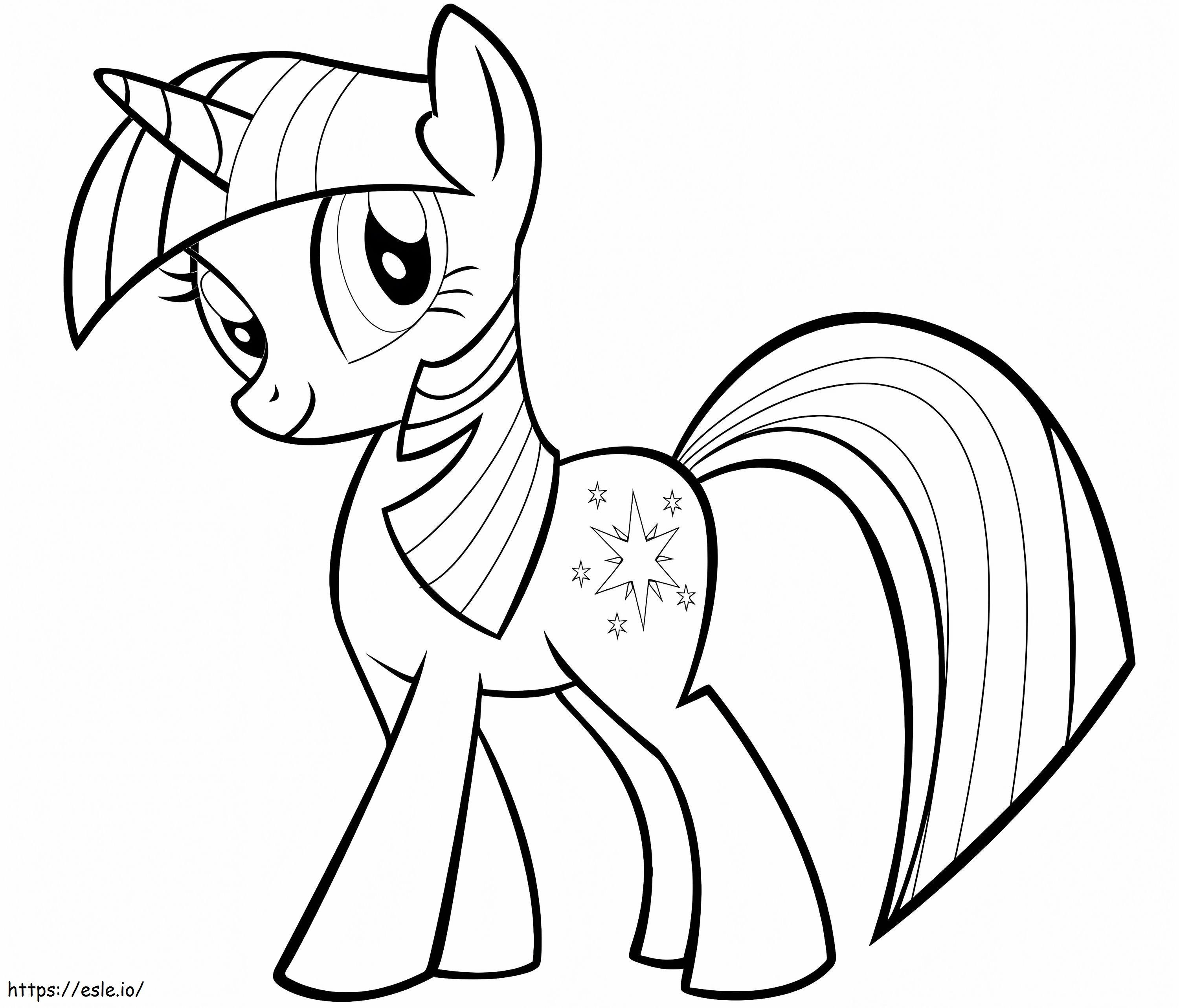 MLP Twilight Sparkle coloring page