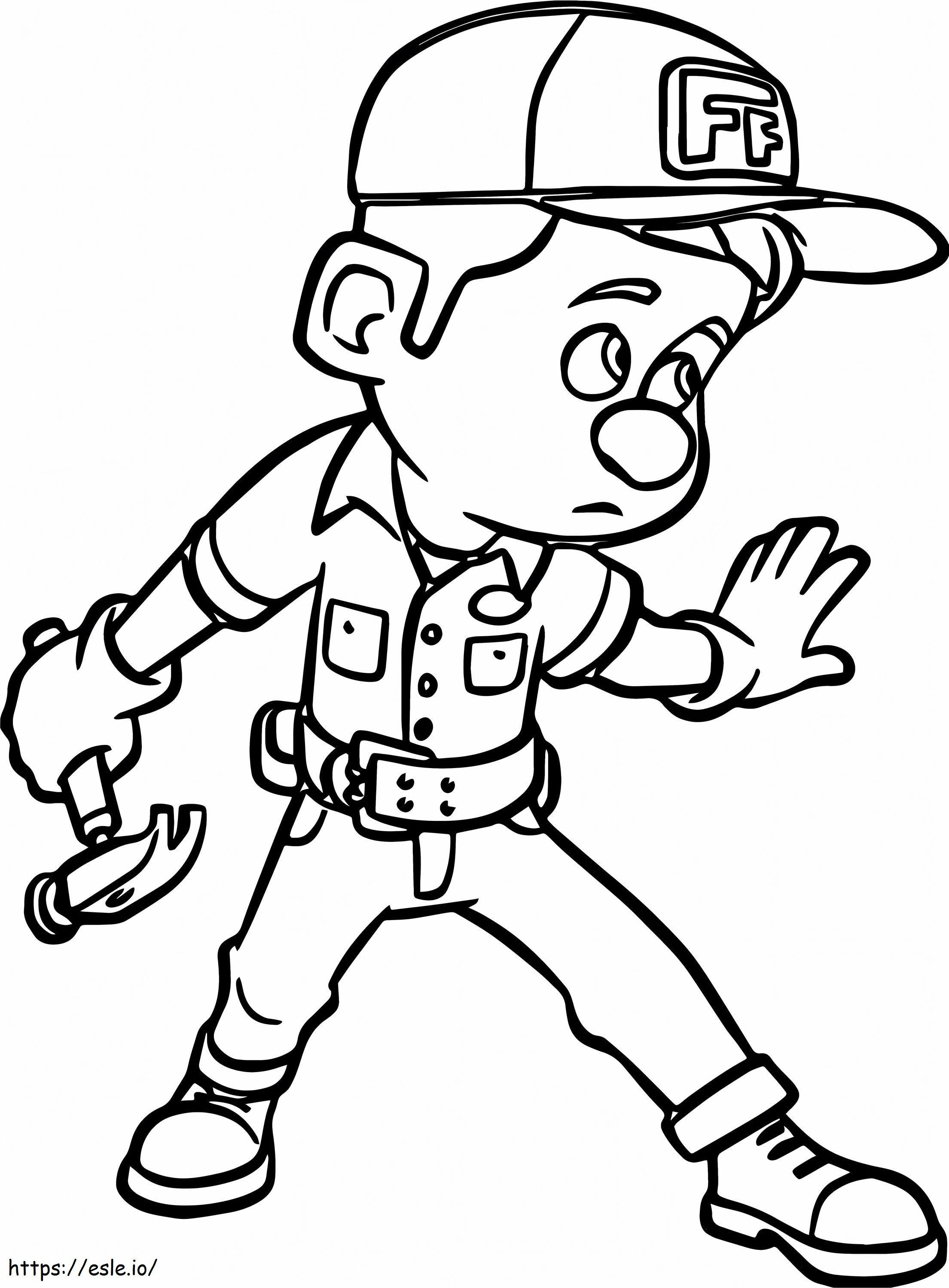 Wreck It Ralph Hammer coloring page