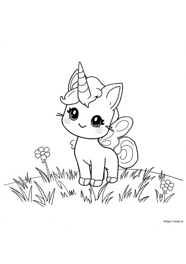 Kittycorn Da Colorare
