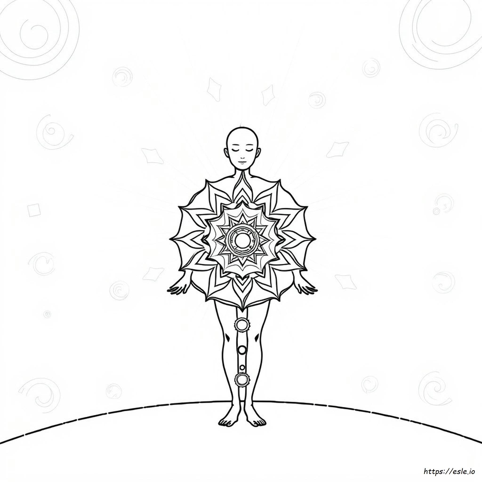 Chakra Symbols Coloring Pages