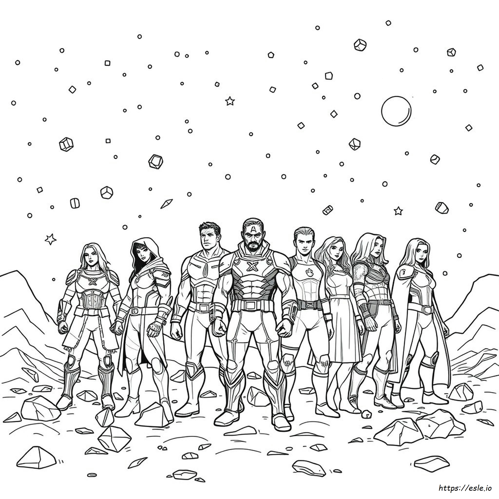 Disegni Da Colorare Avengers Endgame