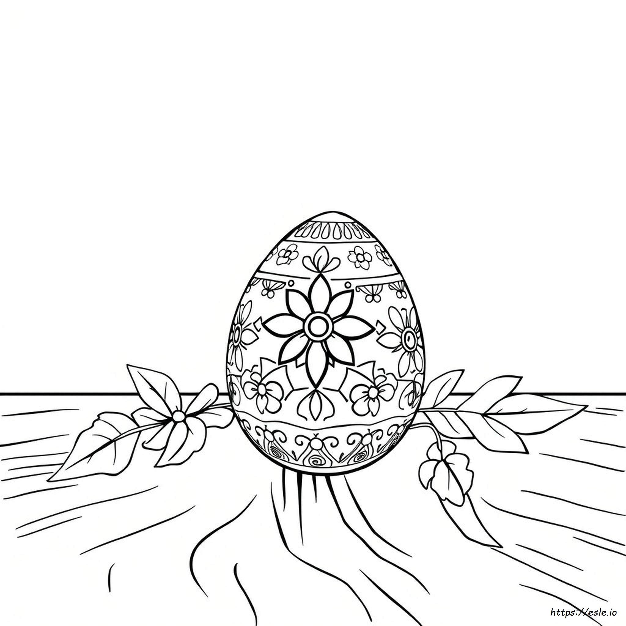 Pagina Da Colorare Con Pysanka