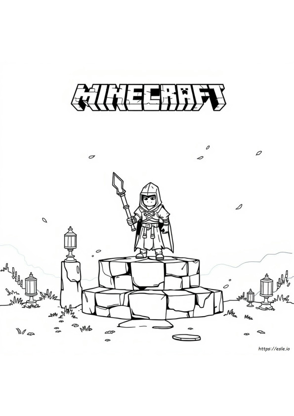Minecraft Warden Coloring