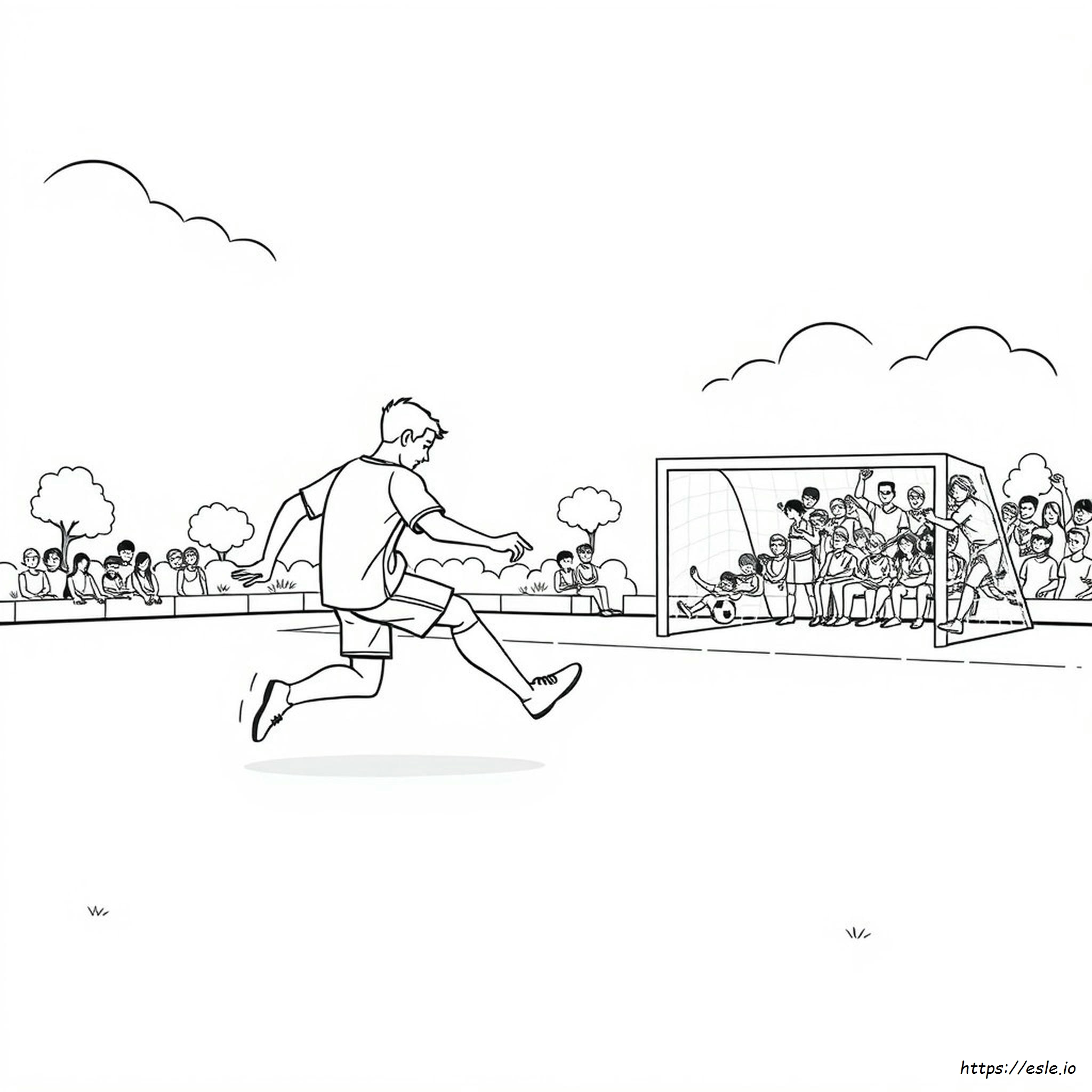 Soccer Coloring Book Pages