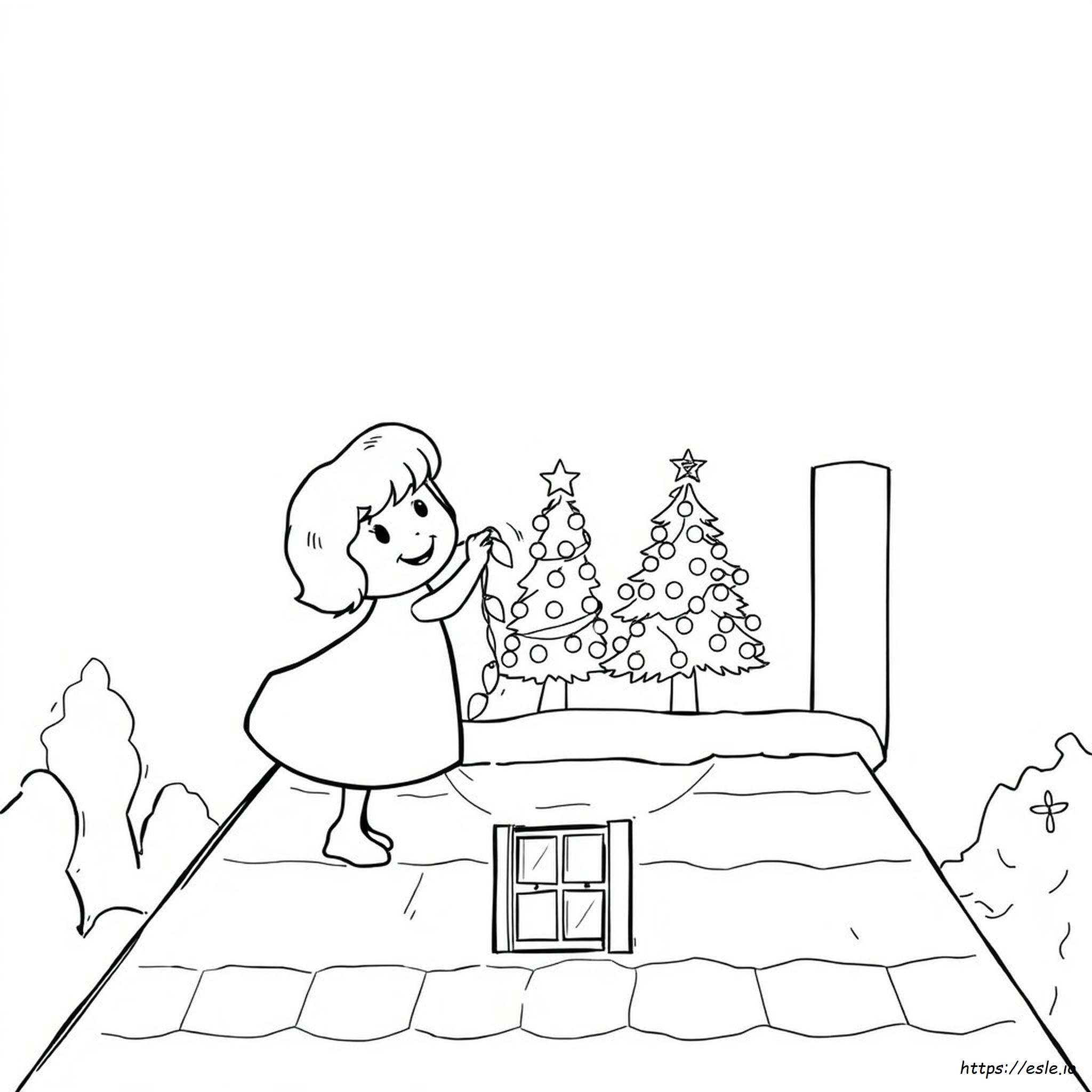 Bluey Christmas Coloring Pages For Kids