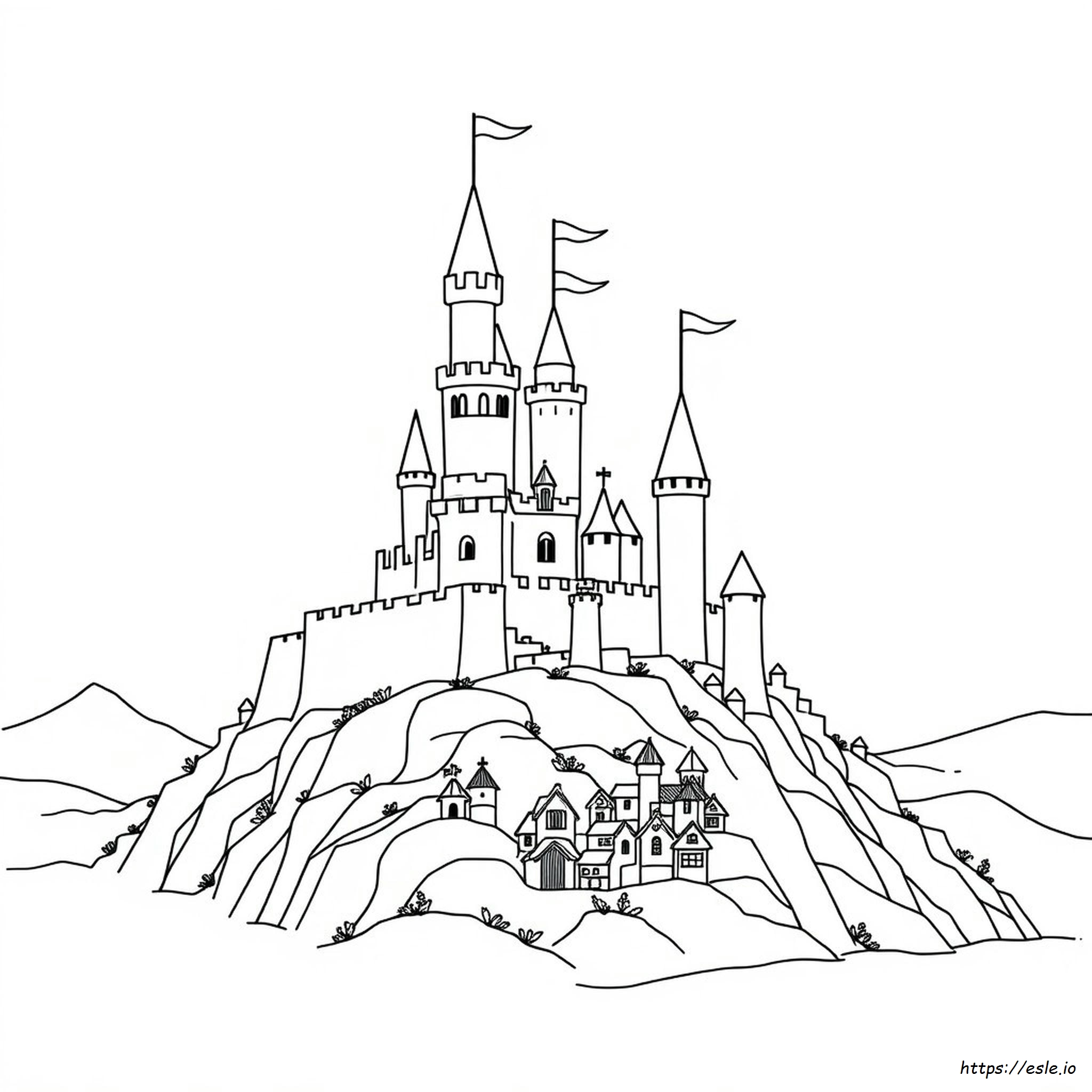 Castle Colouring Pages Printable