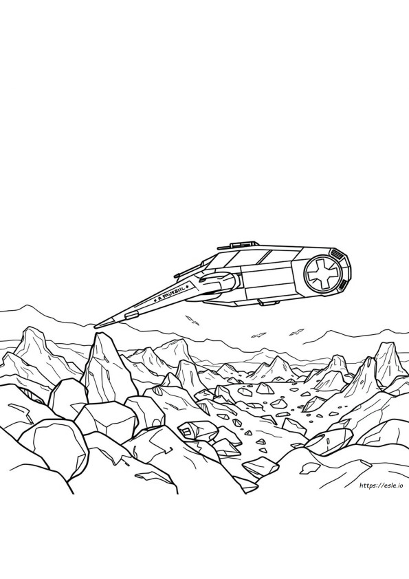 Republic Gunship Coloring Pages