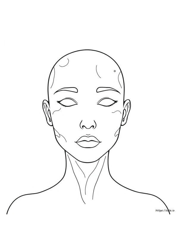 肌のぬりえ