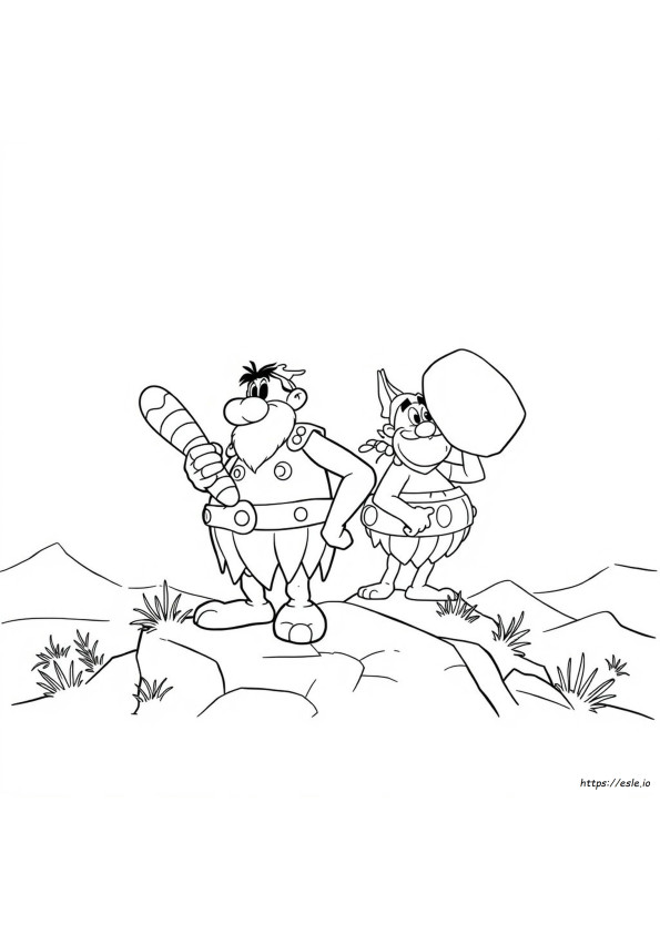Kolorowanki Asterix