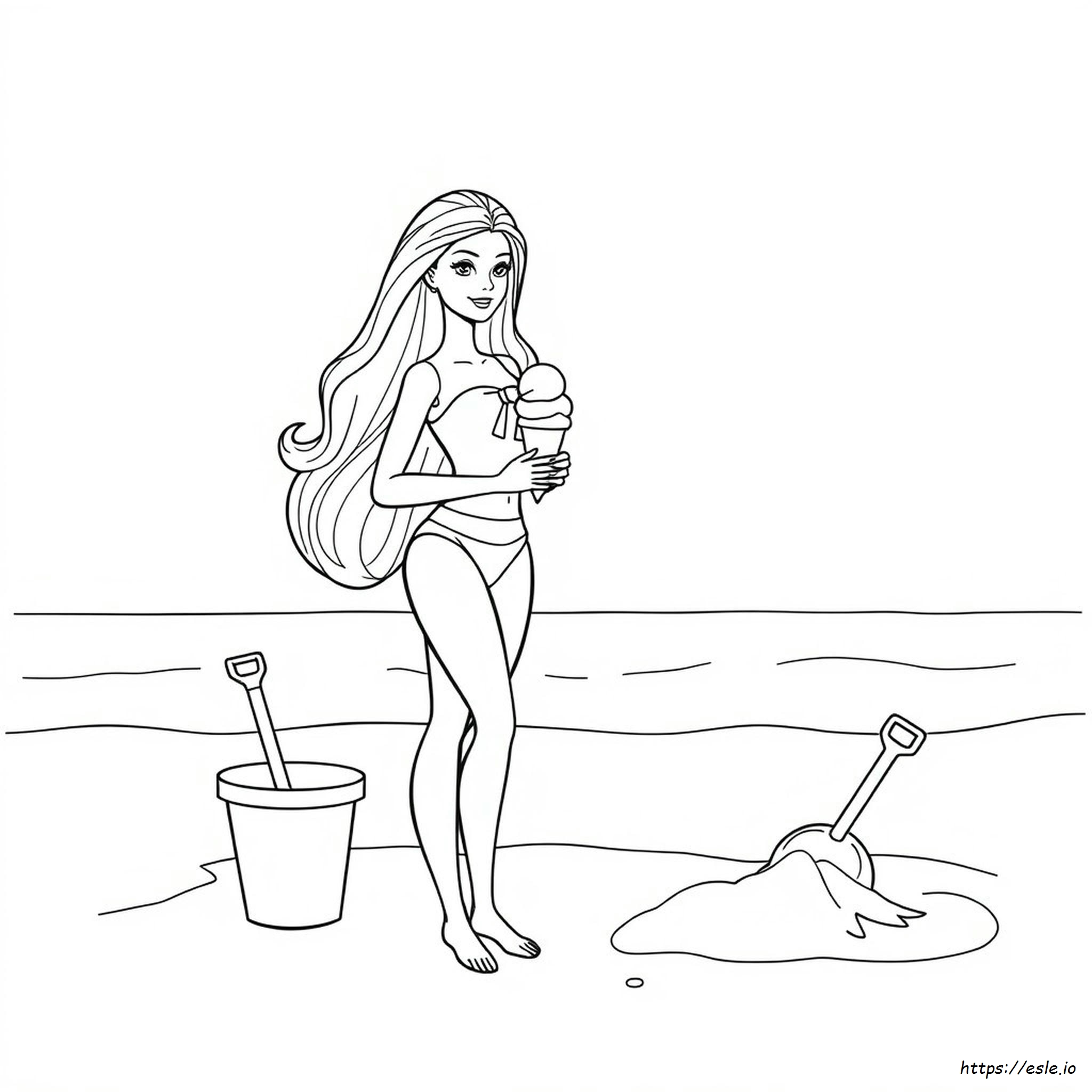 Barbie Colouring In Printable