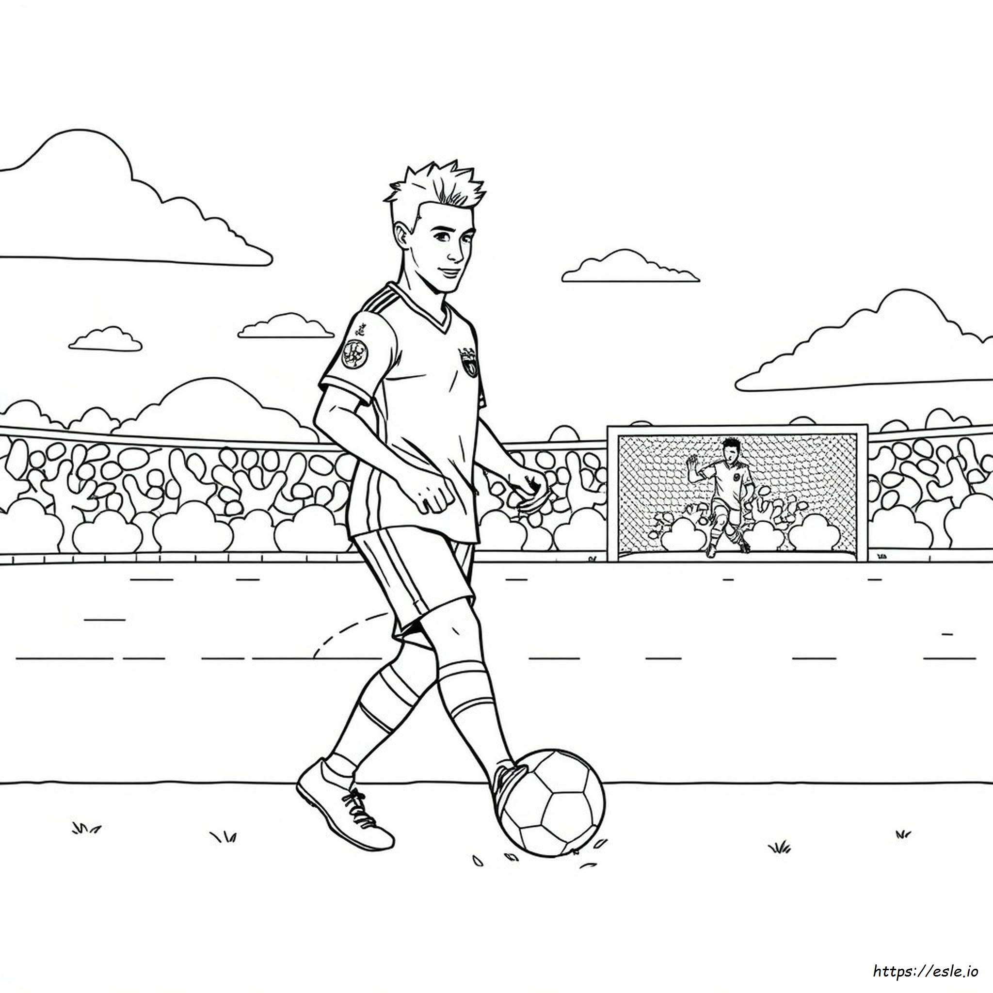 Neymar Coloring Pages