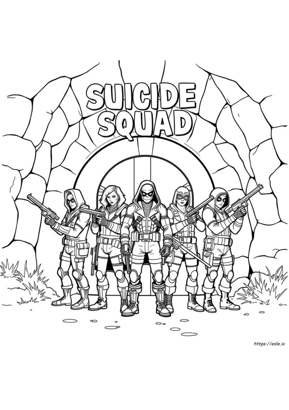 Coloriages Suicide Squad