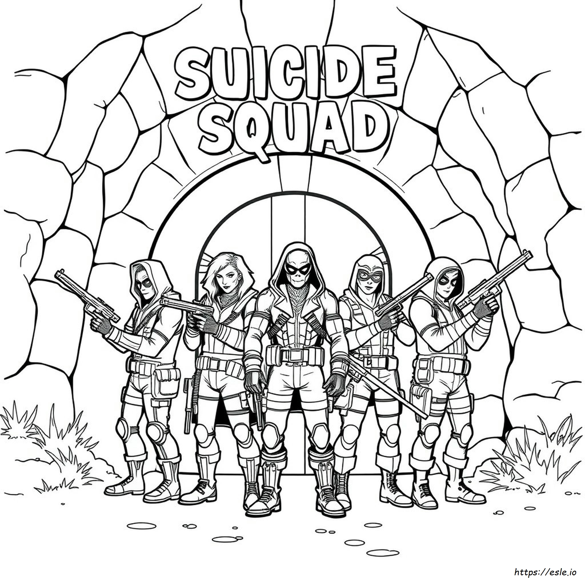 Disegni Da Colorare Suicide Squad