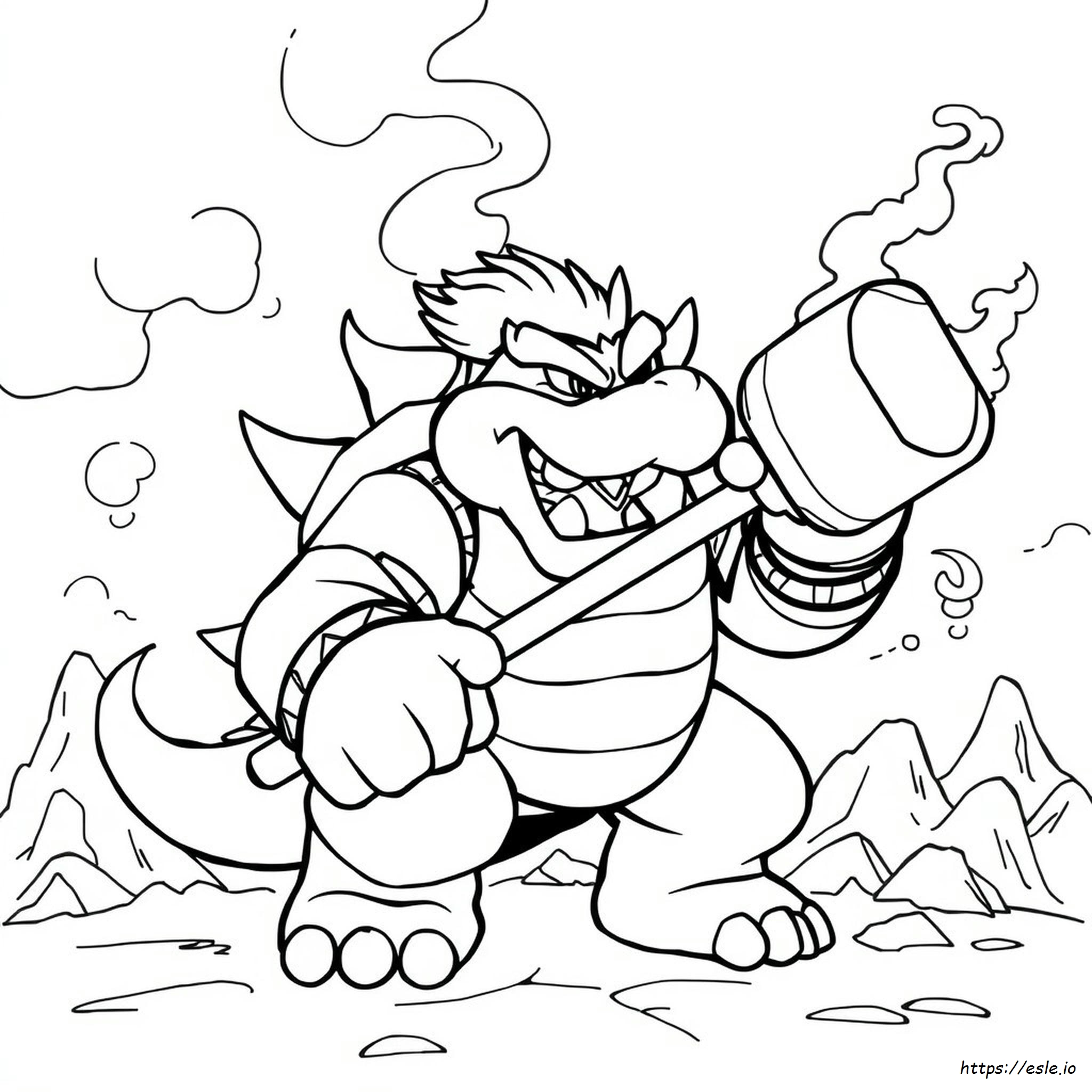 Bowser Fury Coloring