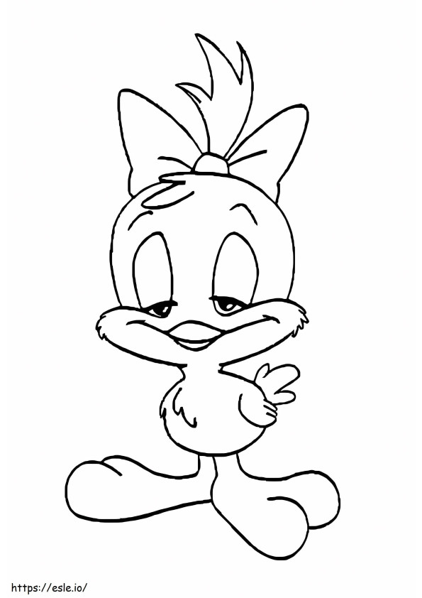Sweetie Bird Tiny Toon coloring page