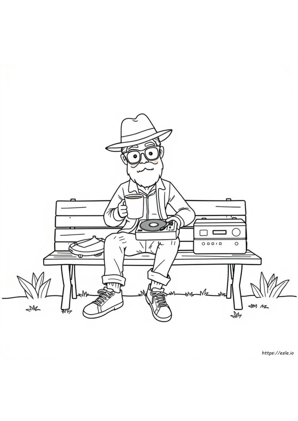 Kolorowanki Hipster