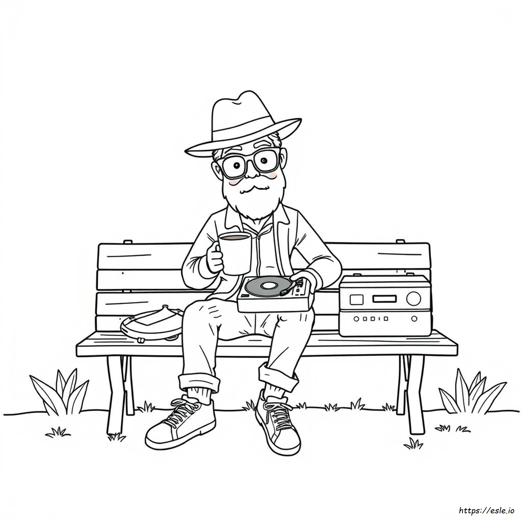 Coloring Pages Hipster