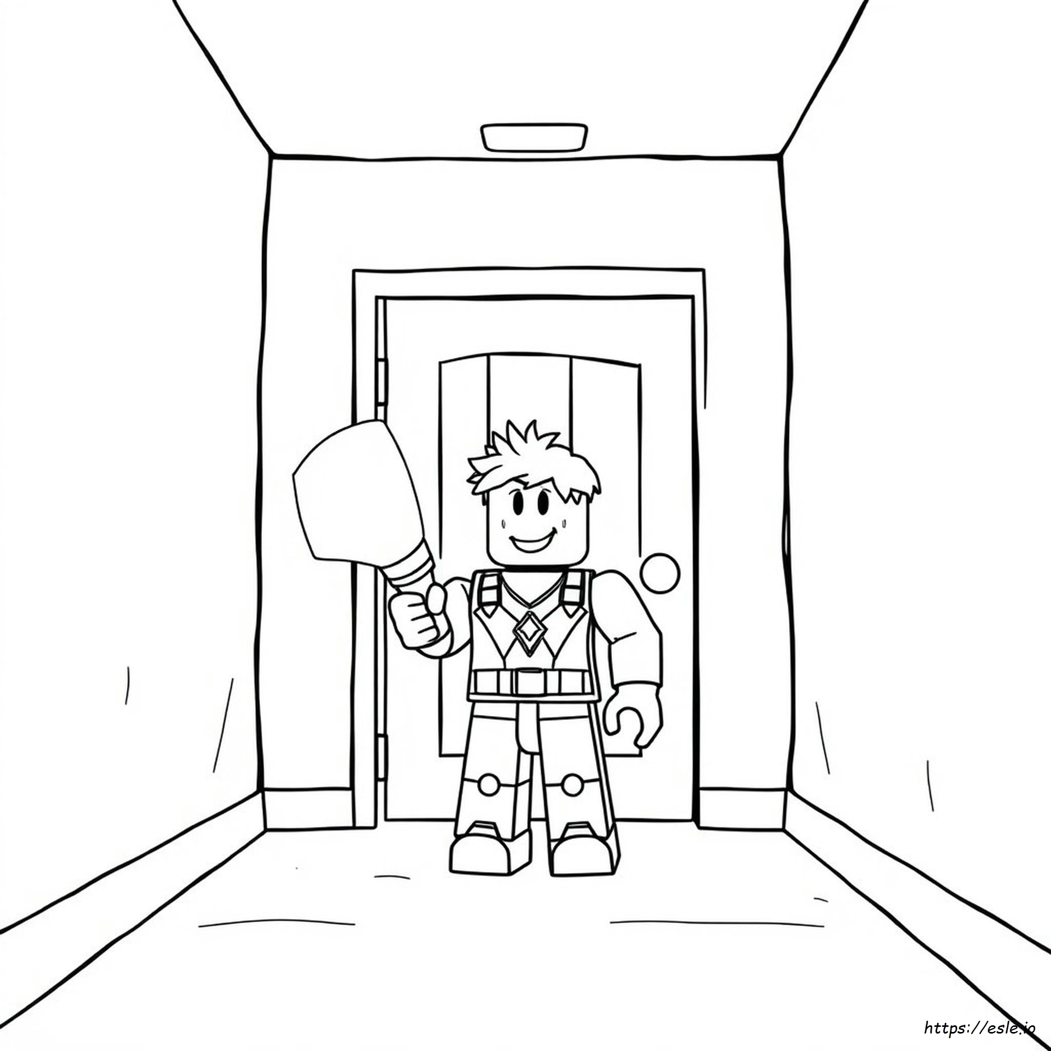 Roblox Doors Seek Coloring Pages