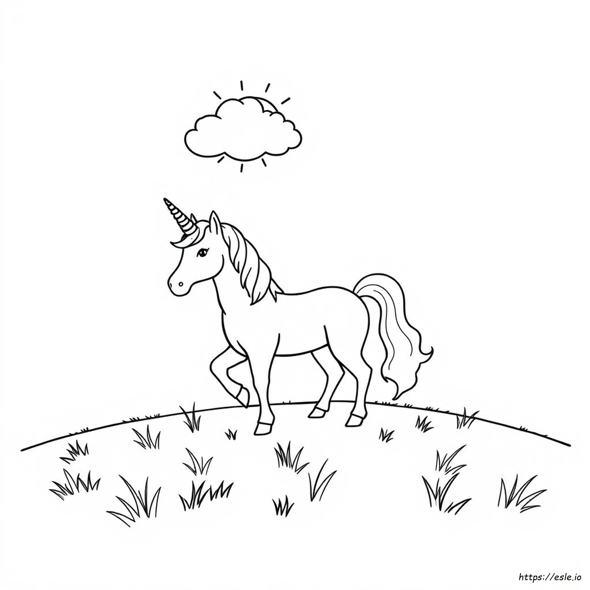 Unicorno Da Colorare E Stampare