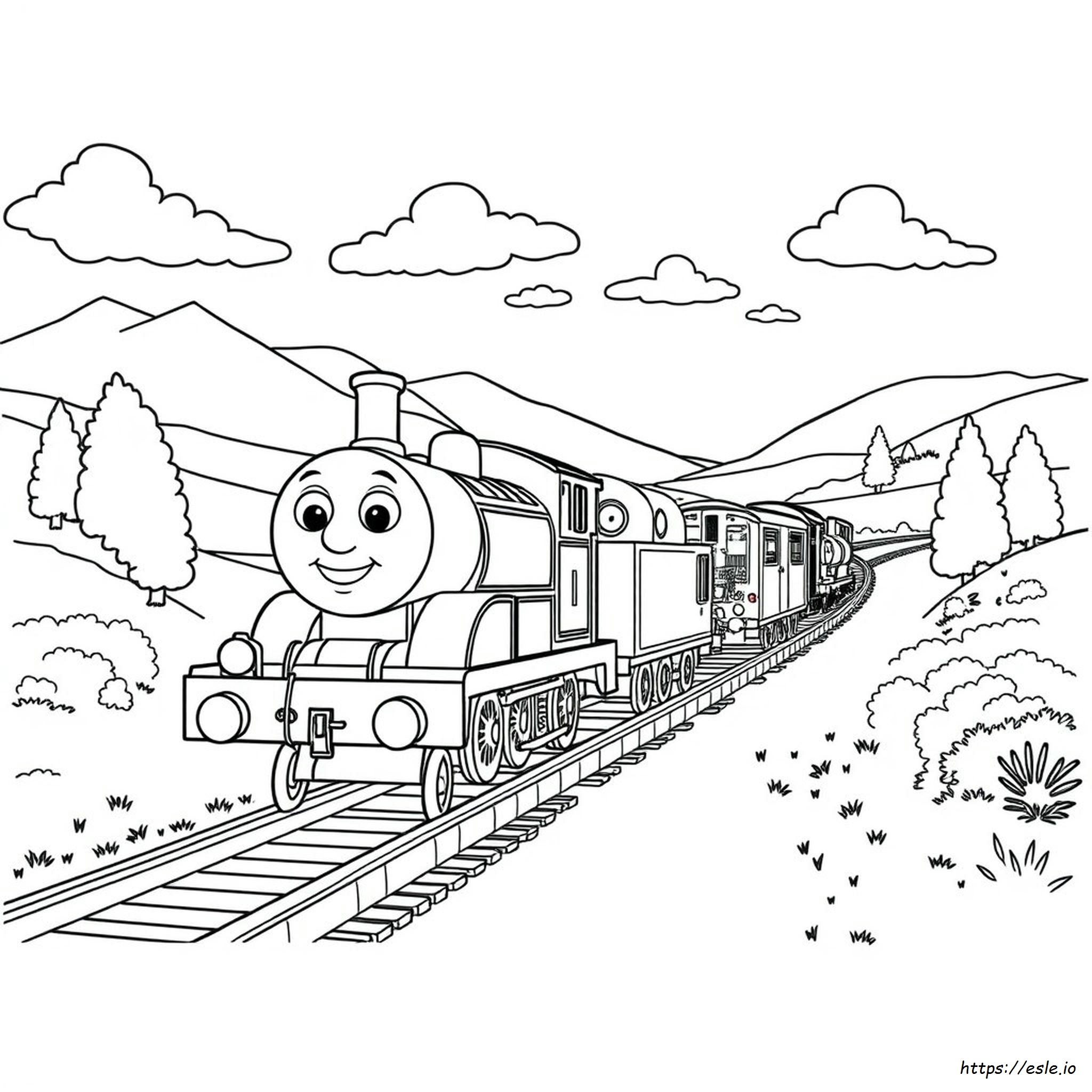 Thomas The Tank Engine And Friends Coloring Pages