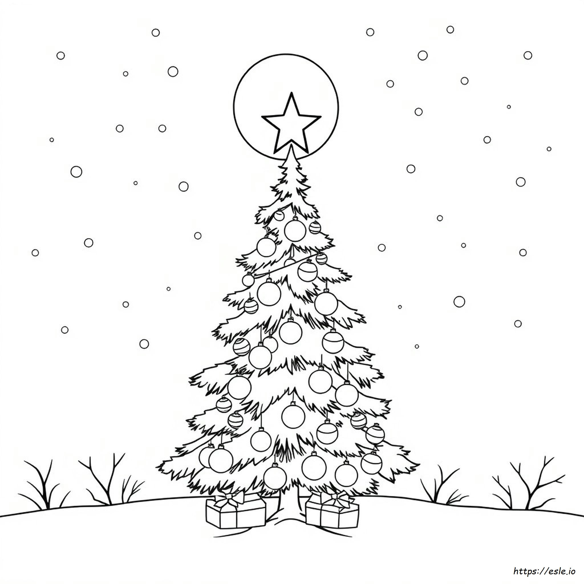 Kerst 2024 Kleurplaten kleurplaat