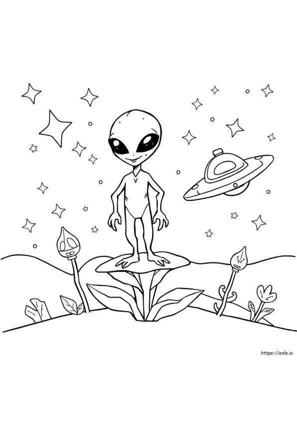 Alien Da Colorare