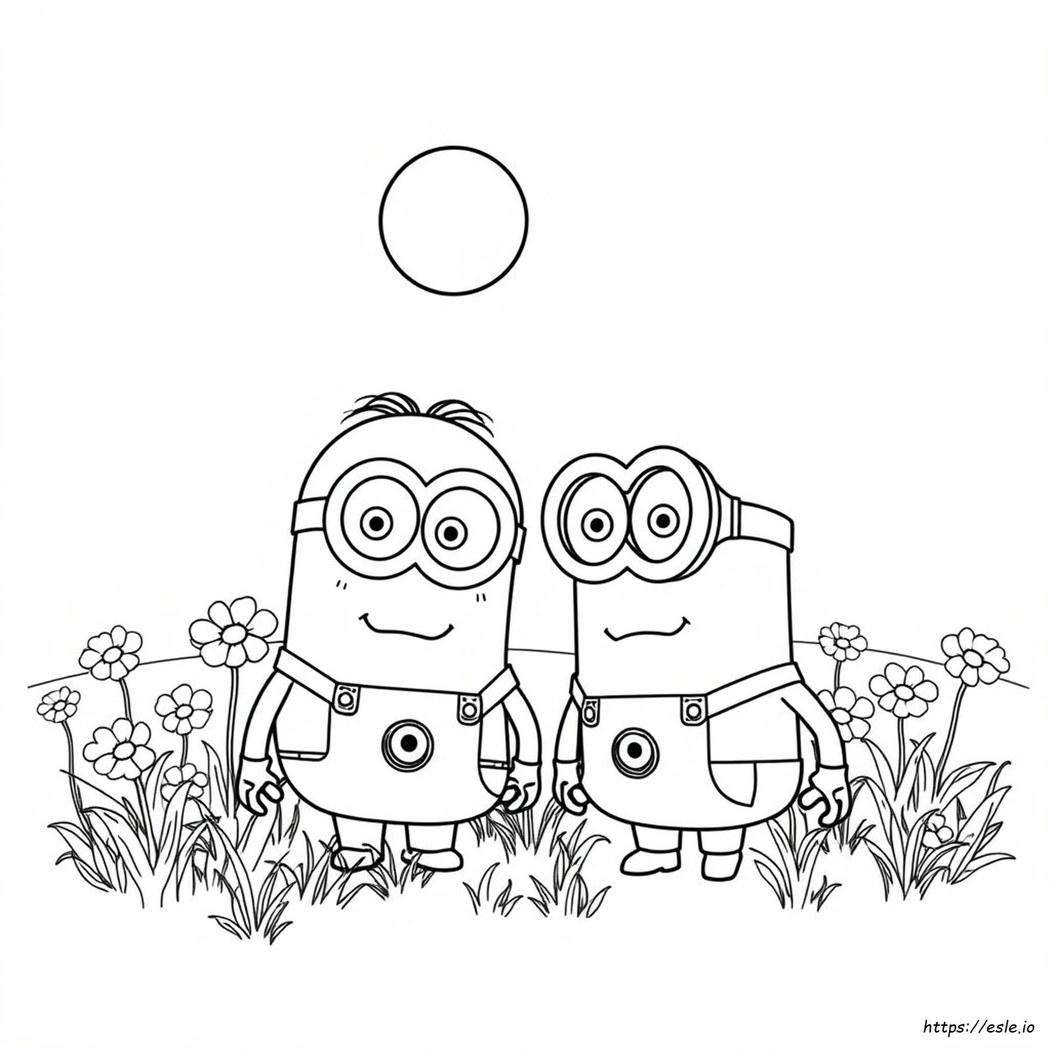 Coloriages Mignons Minions À Imprimer