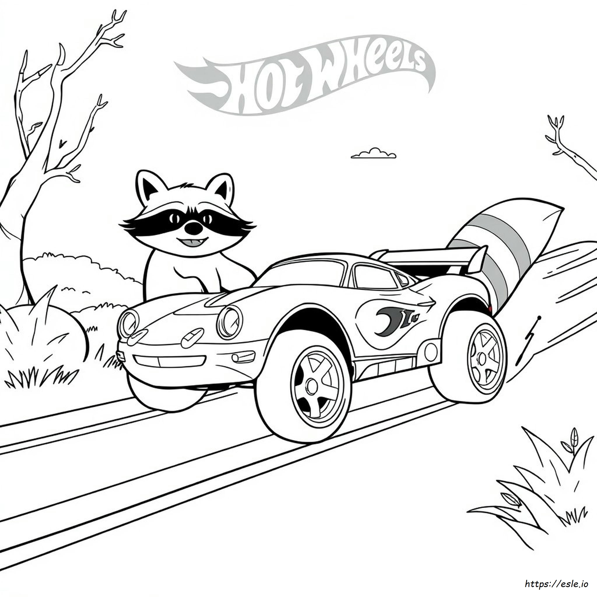Hot Wheels Ausmalbild