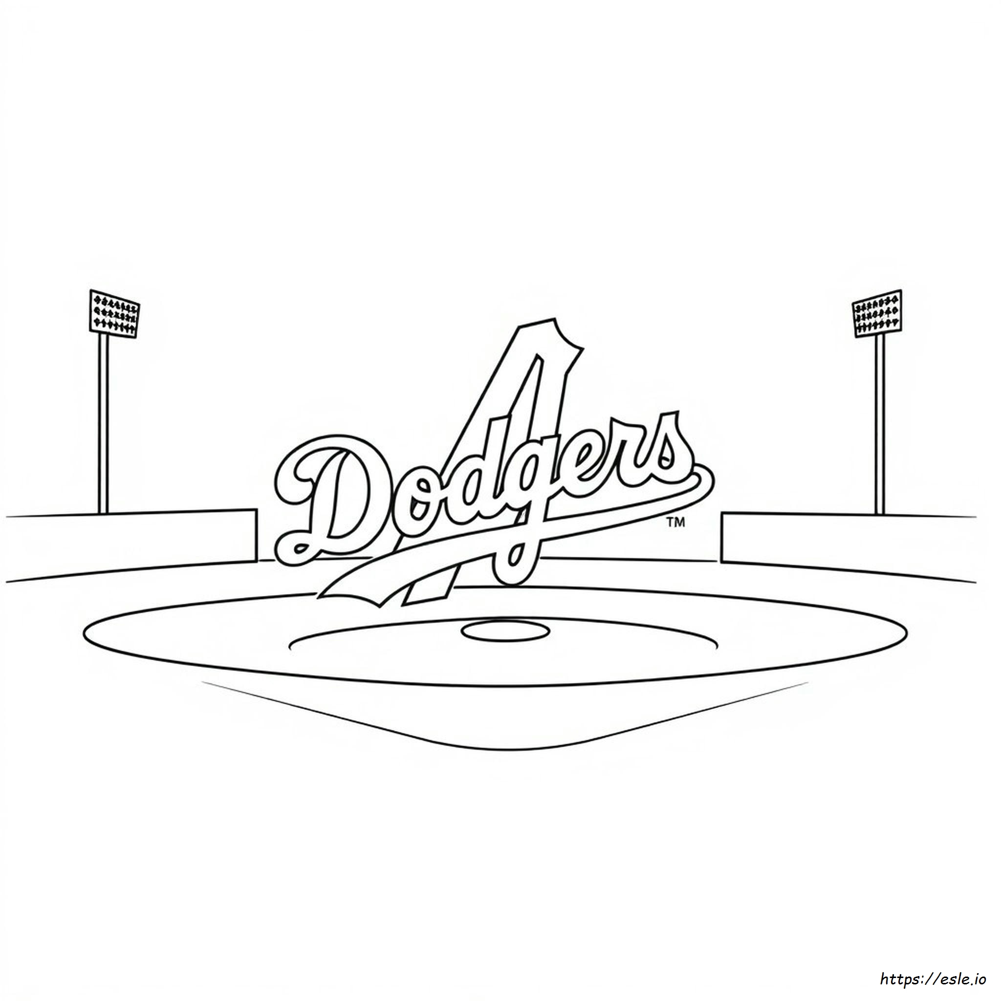 Logo Dodgers De Colorat