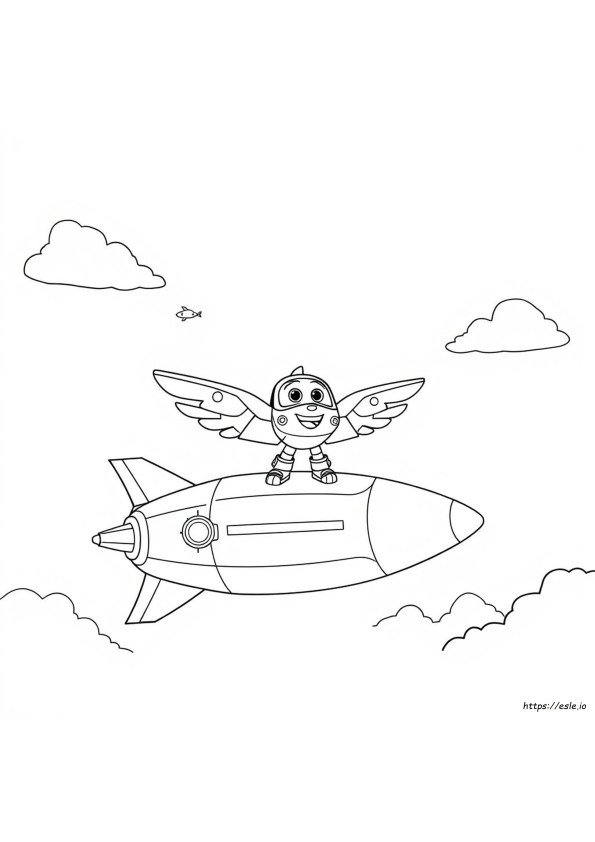 Donnie Super Wings Kolorowanki