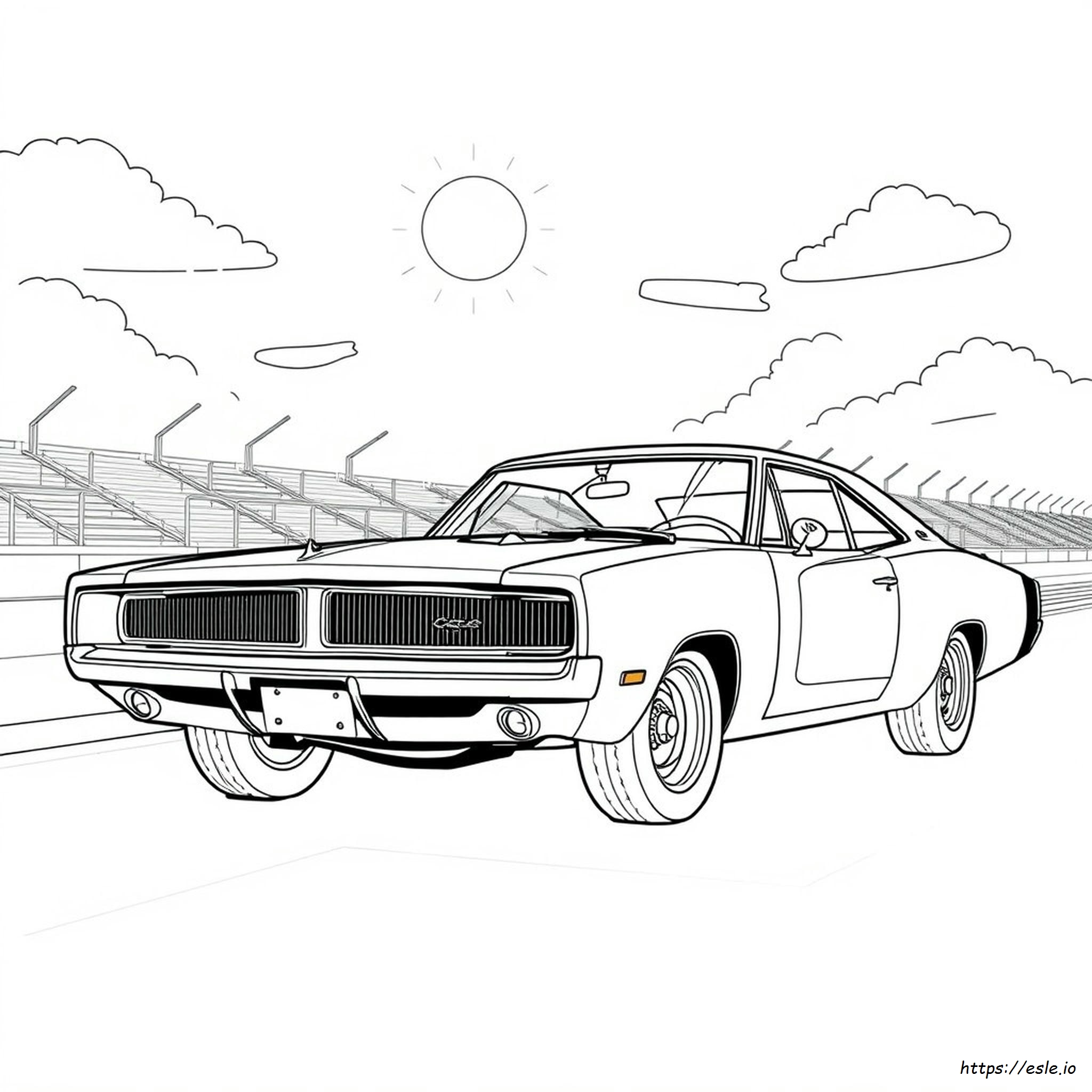1969 Dodge Charger Ausmalbilder