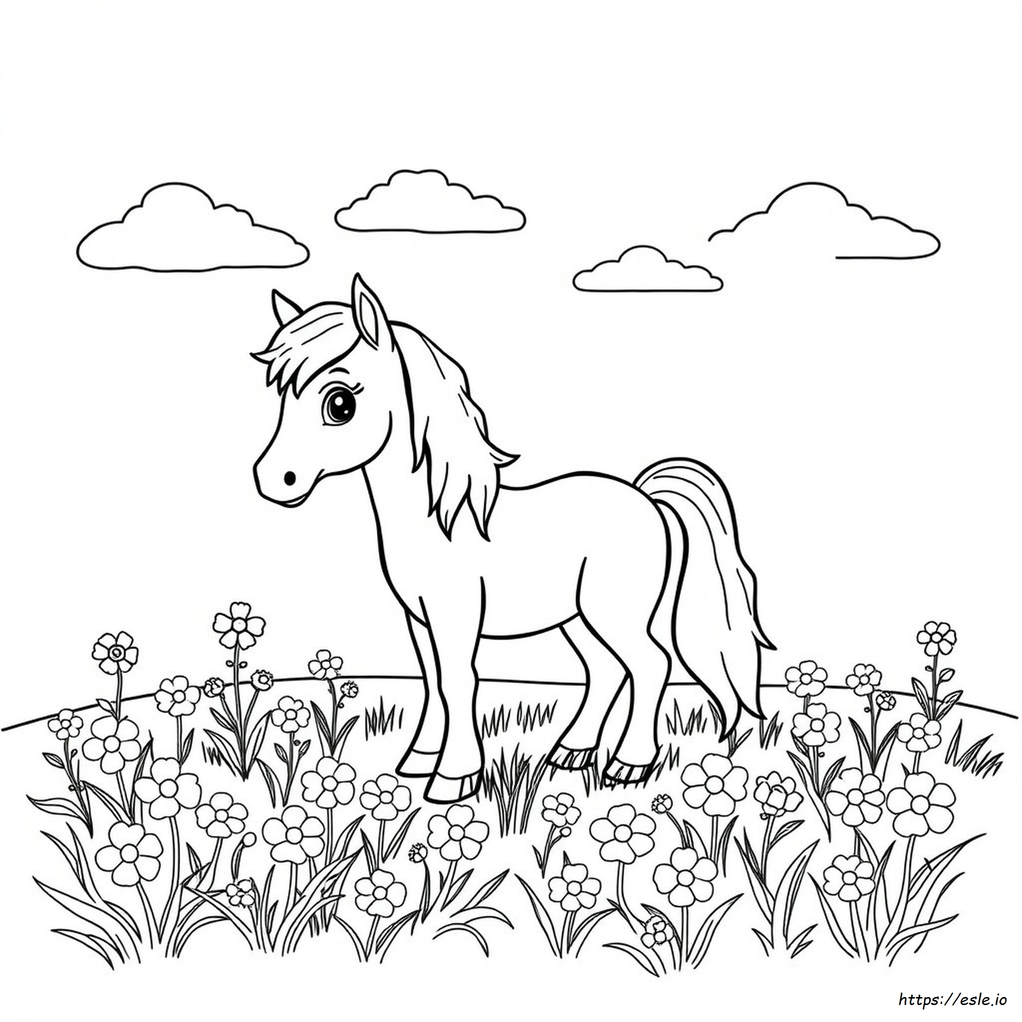 Cute Pony Coloring Pages