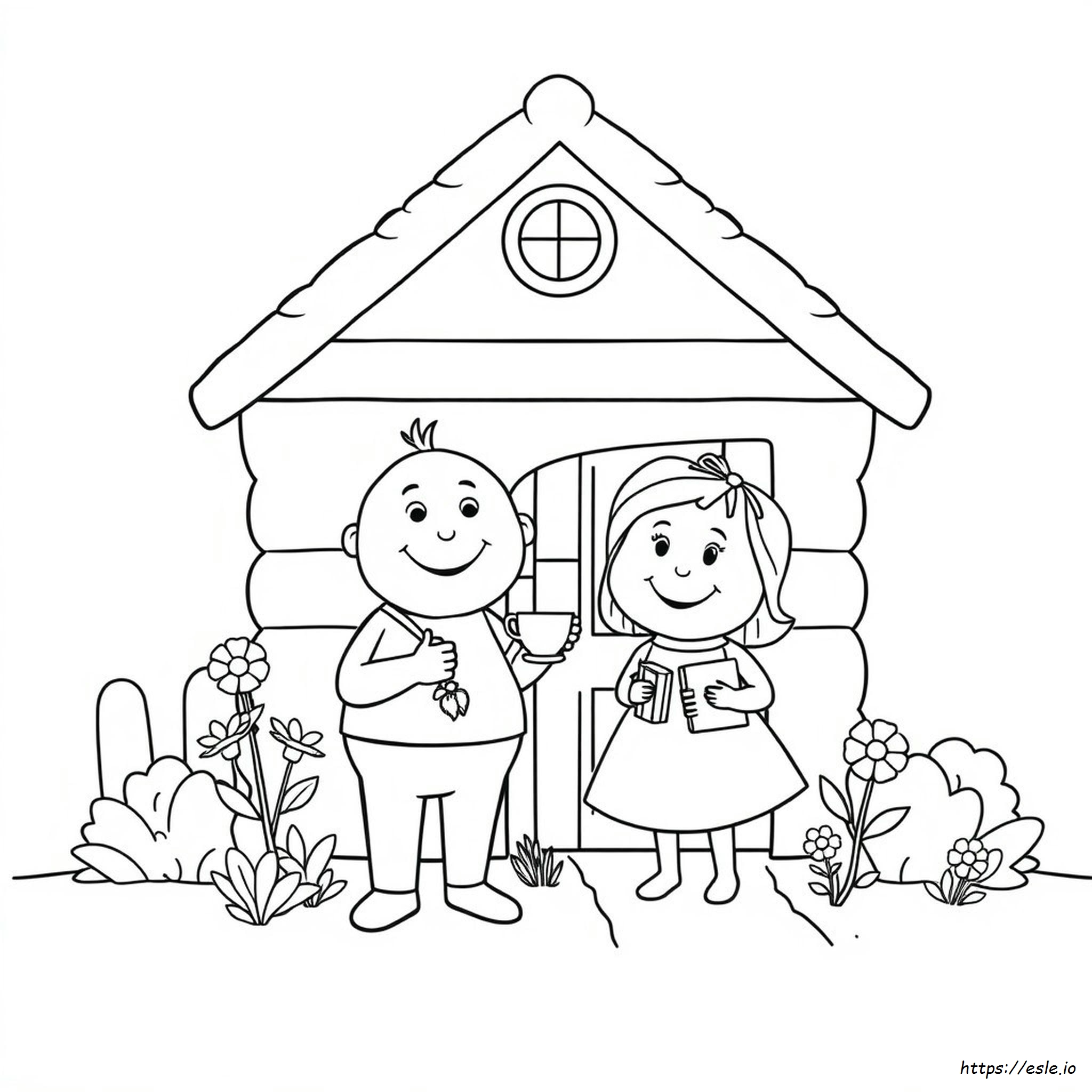Mevrouw Piggle-Wiggle Kleurplaten kleurplaat