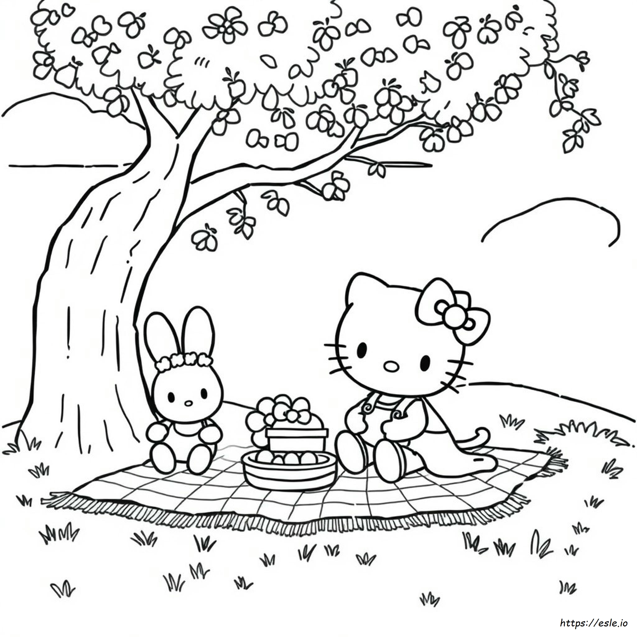 Hello Kitty And Friends Coloring Paper