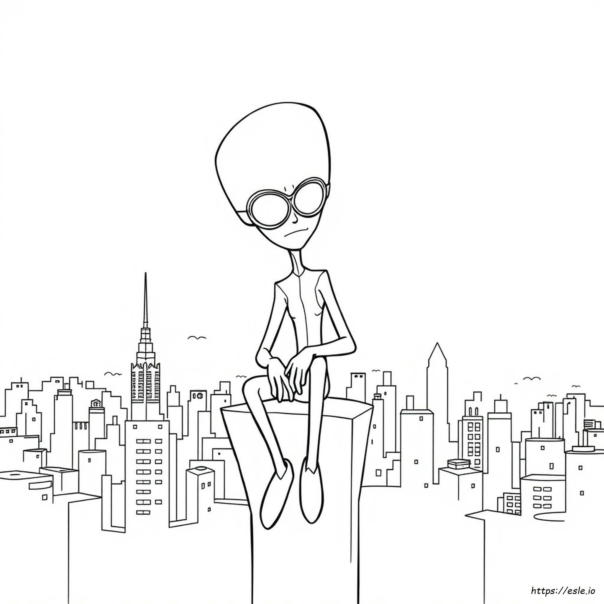Megamind Kleurplaten kleurplaat