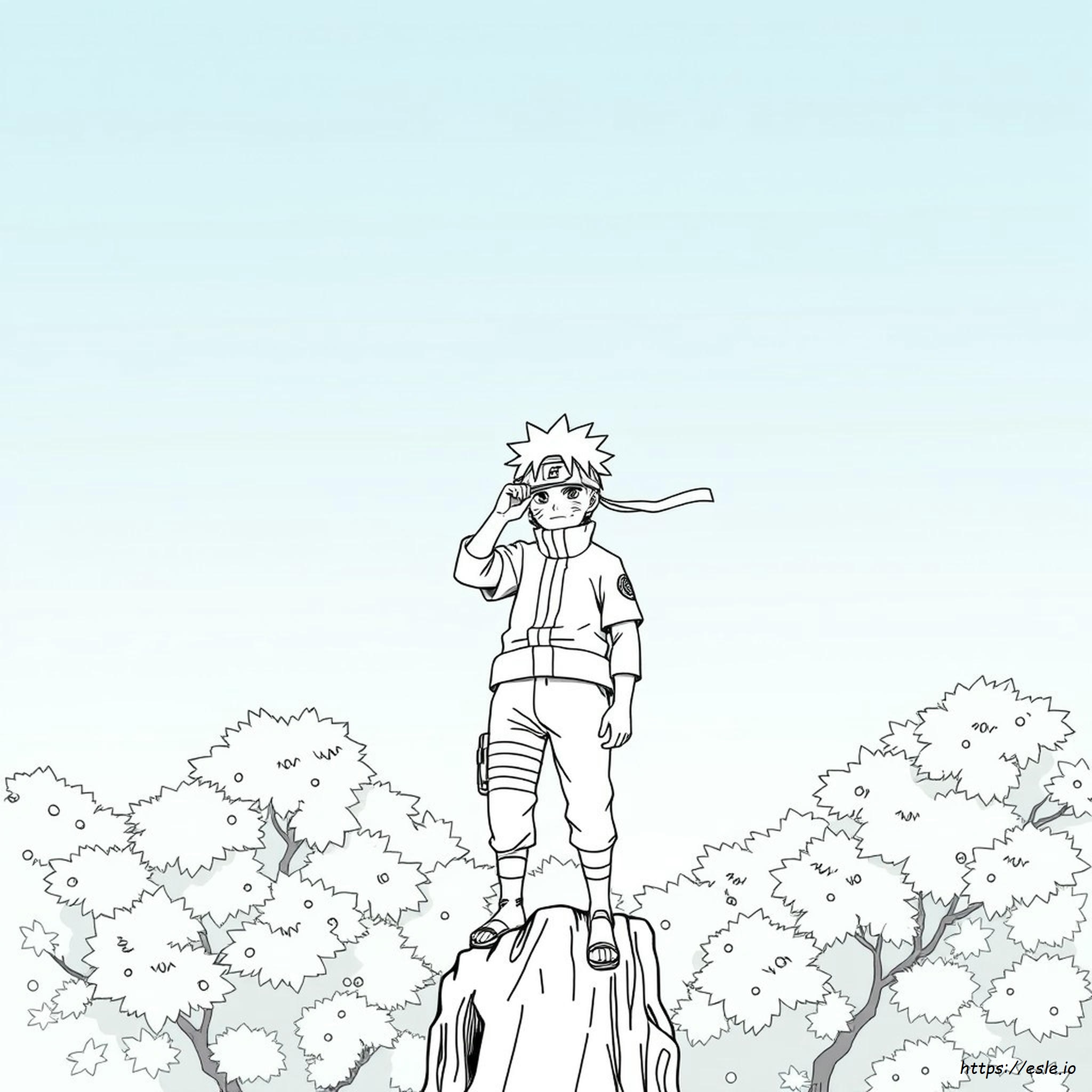 Naruto Colouring In Pages