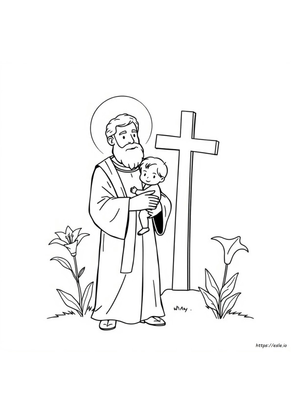 Chrześcijańskie Kolorowanki Na Dzień Ojca