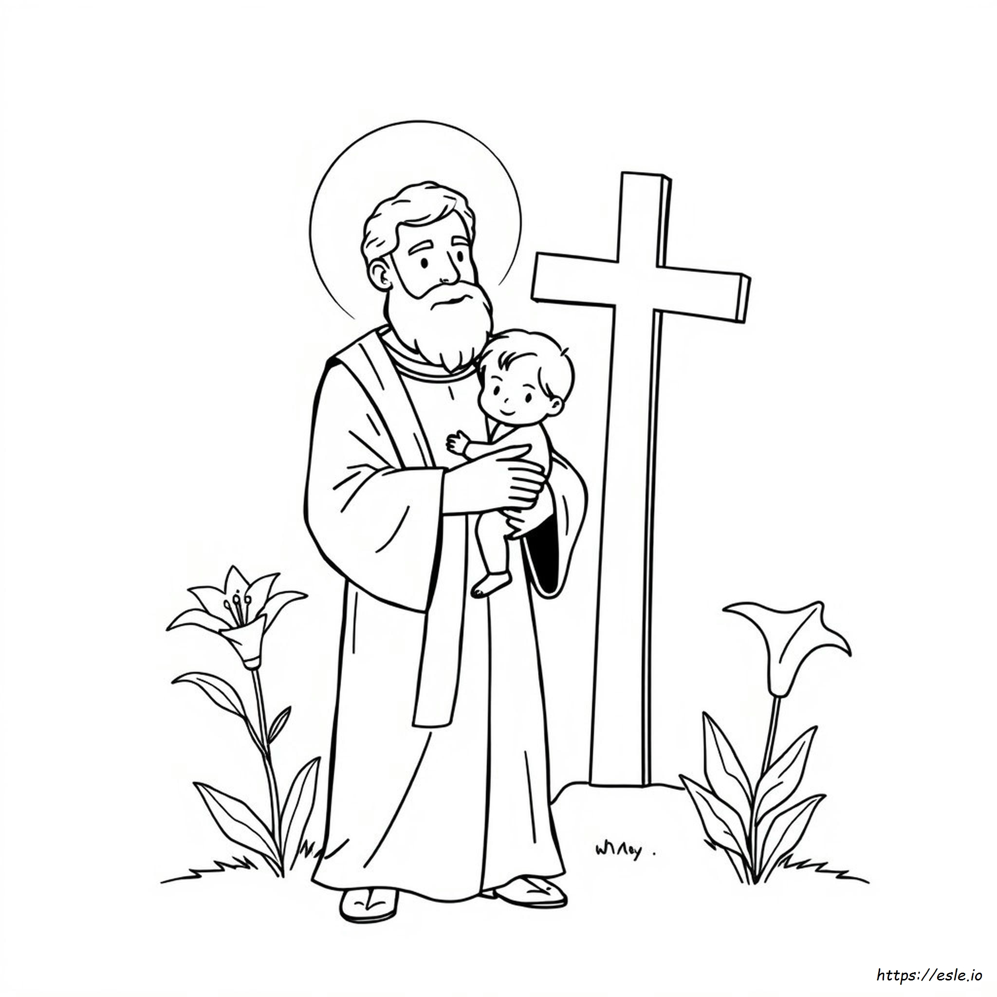Christian Fathers Day Coloring Pages