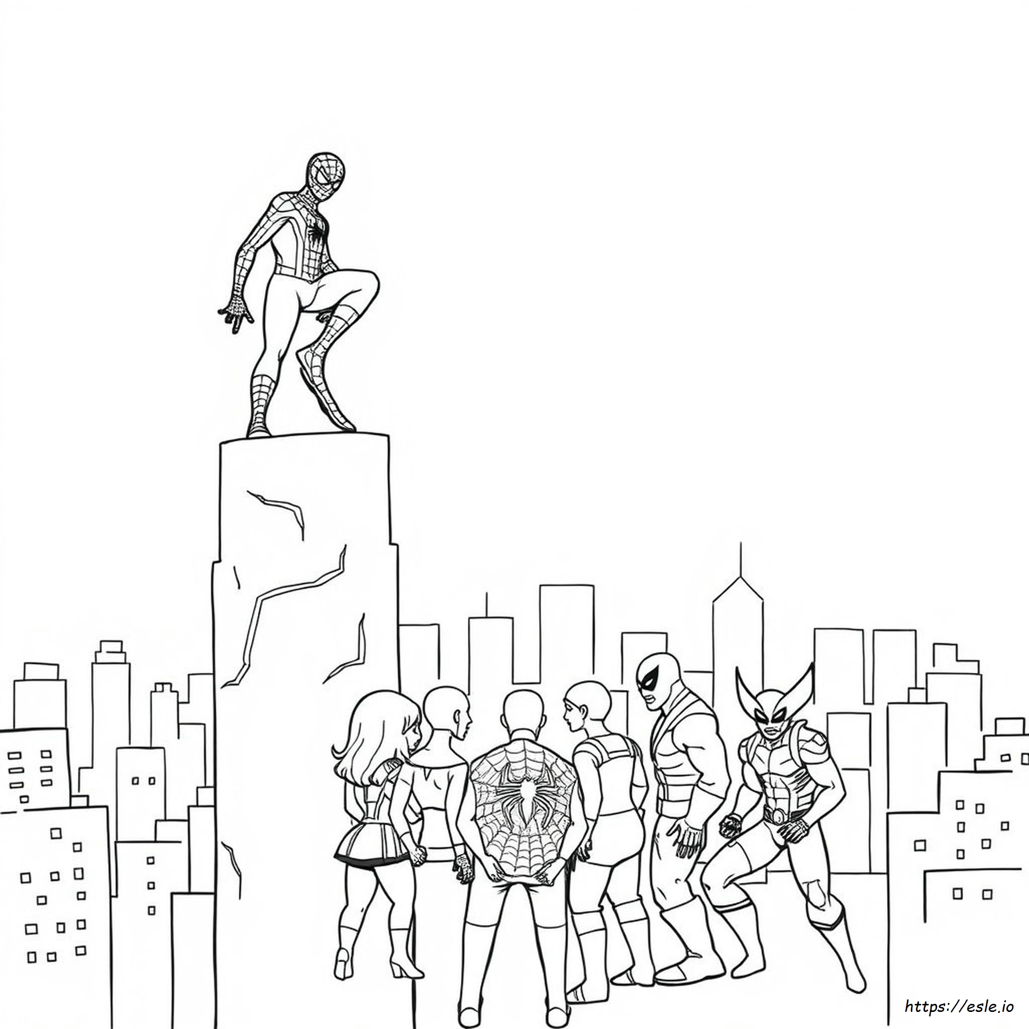 Disegni Da Colorare E Stampare Di Spidey E I Suoi Fantastici Amici