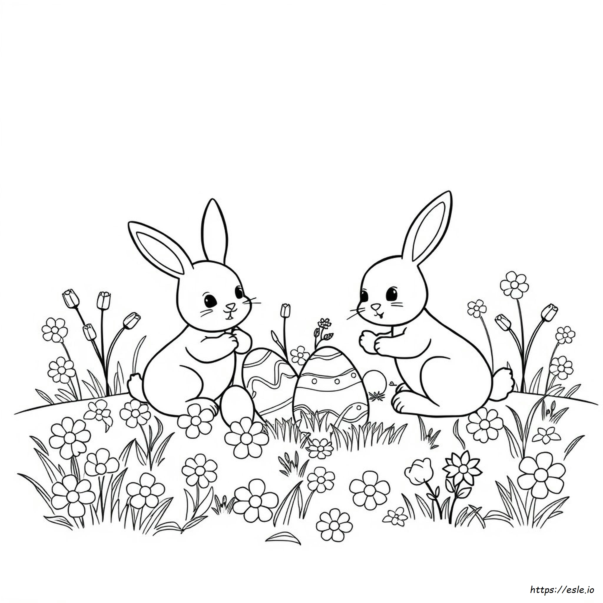 Easter Pages To Color Free