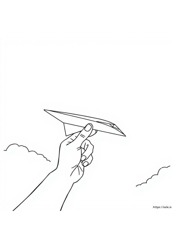 Comment Colorier Un Avion En Papier