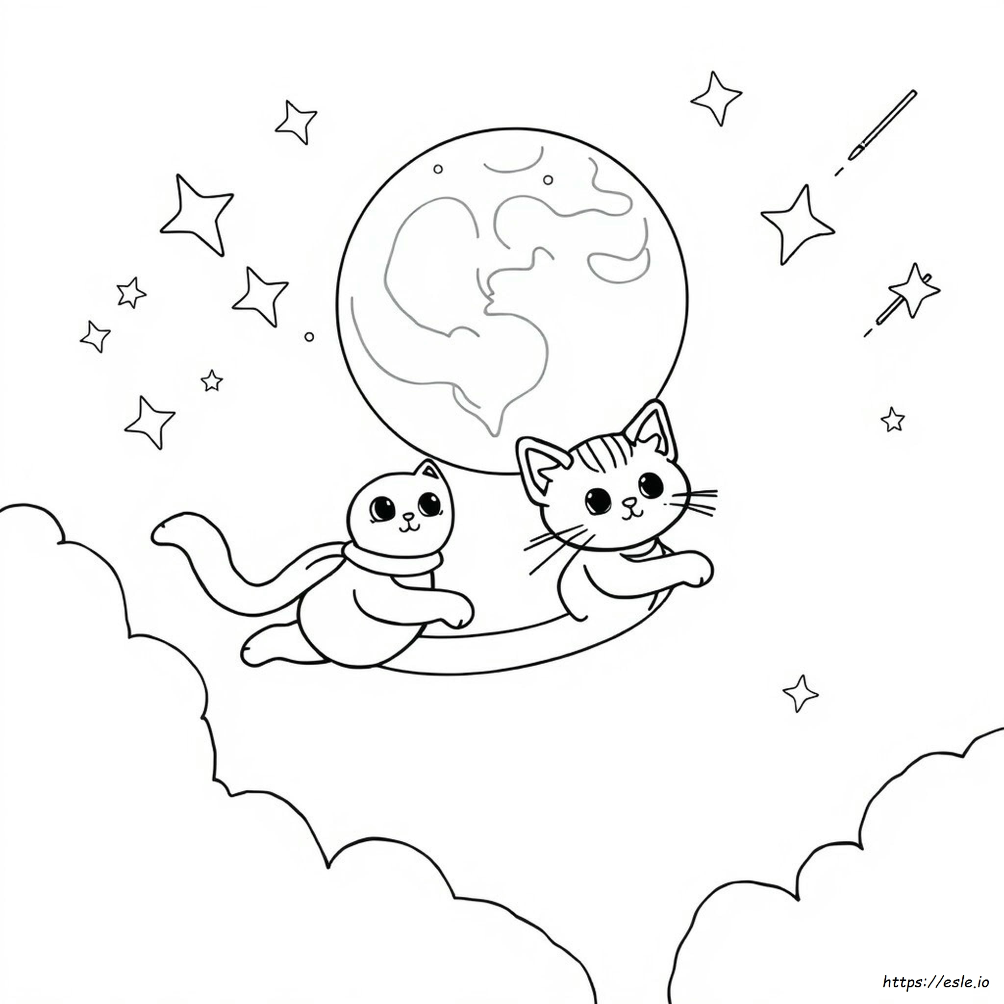 Super Kitties Kleurplaat kleurplaat