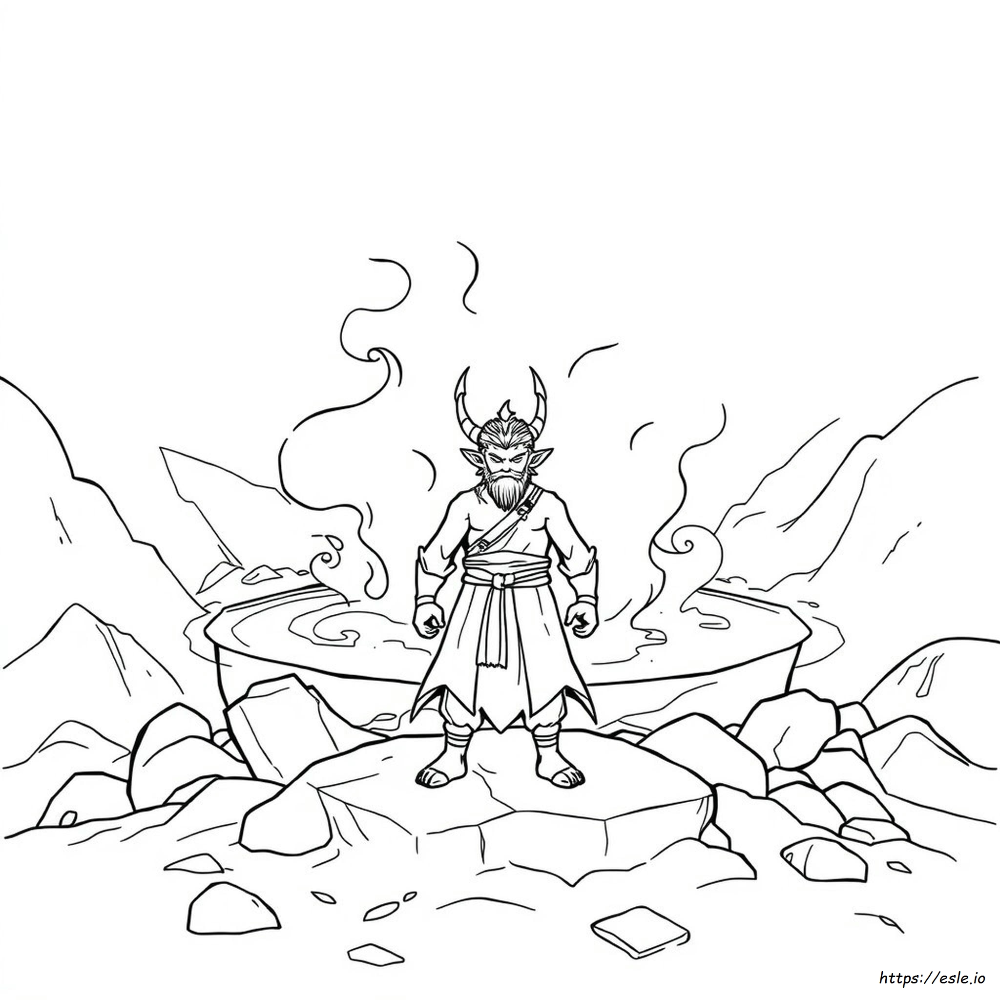 Kolorowanki Demon Slayer Muzan