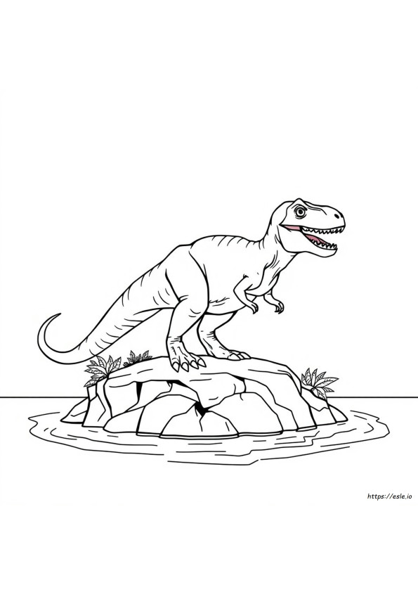 Indominus Rex Para Colorear