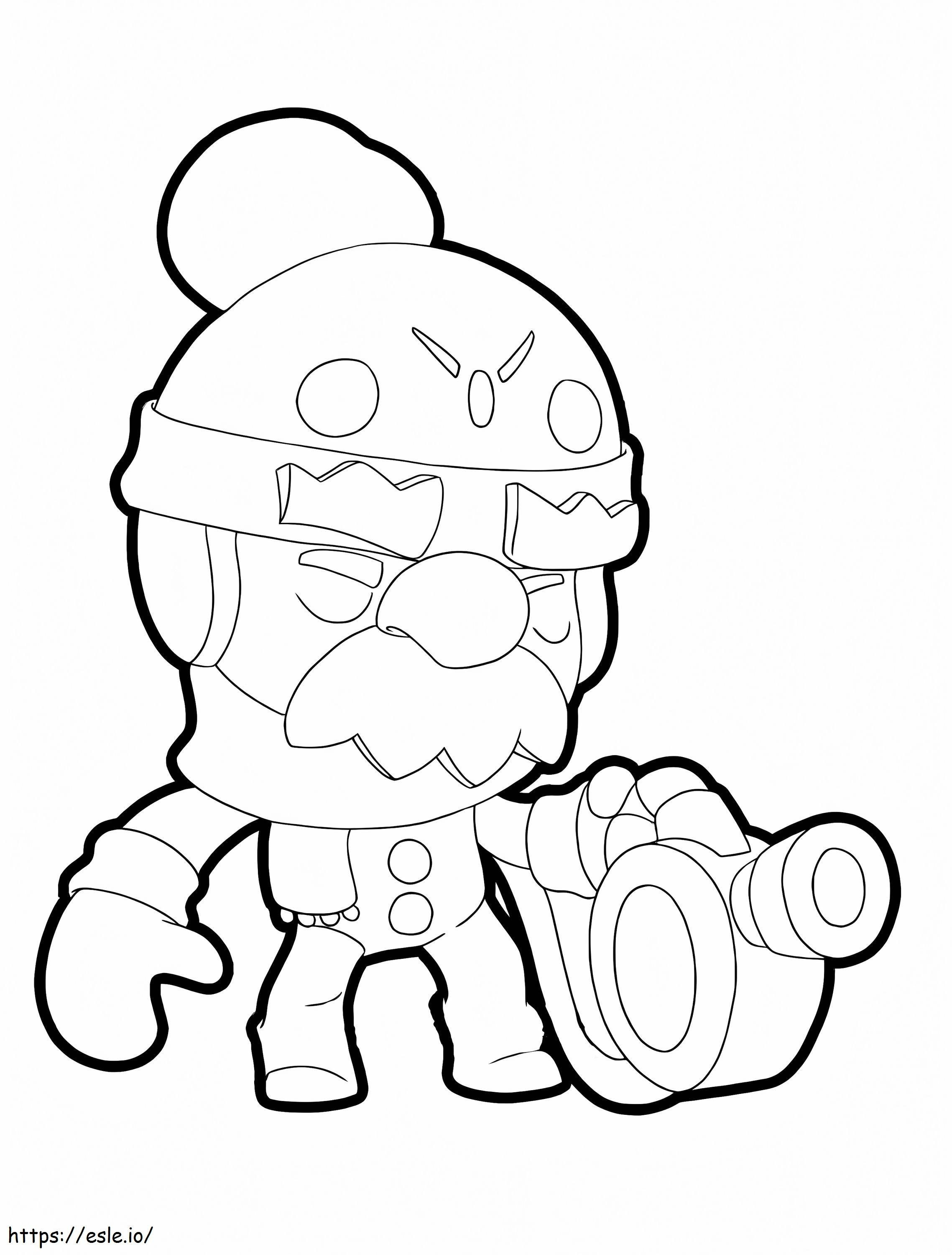 Gale Brawl Stars 1 coloring page