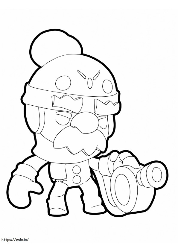 Gale Brawl Stars 1 coloring page