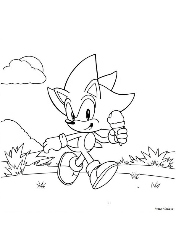 Coloriage Sonic Le Hérisson À Imprimer