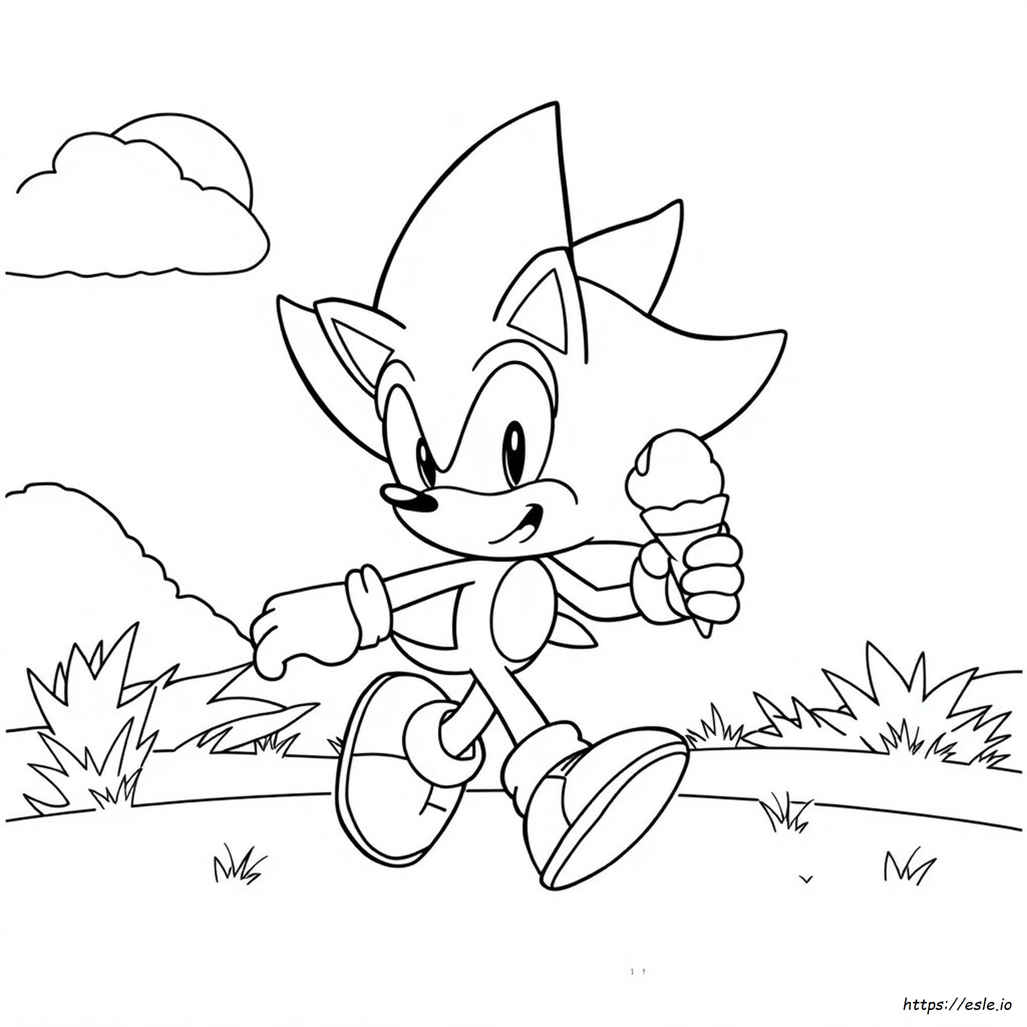 Kolorowanka Sonic The Hedgehog Do Druku