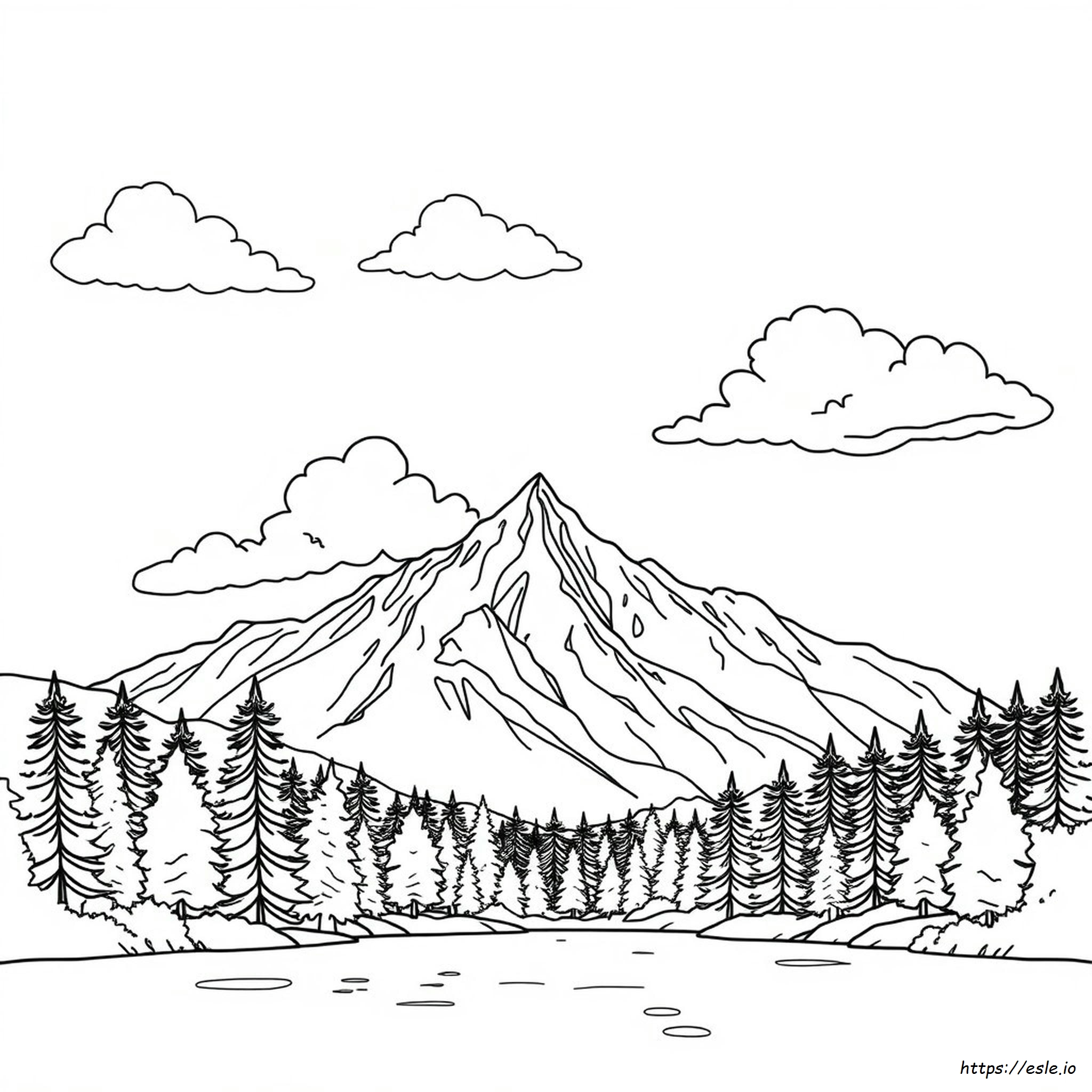 Beautiful Scenery Colouring Pages