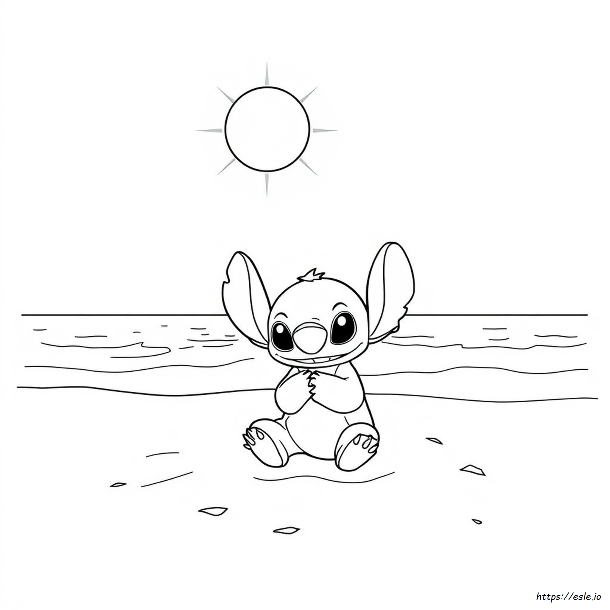 Stitch And Angle Coloring Pages